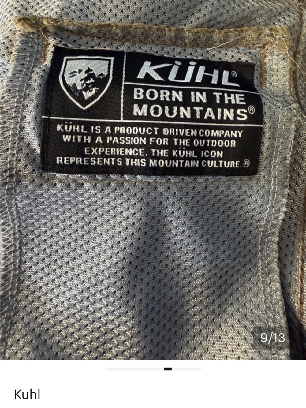 Kuhl Men’s Renegade Chino Hiking Pants Khaki Brown Size 38/34 - Picture 6 of 6